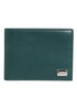 Dolce & Gabbana Green Leather DG Logo Engrave Bifold Card Holder Wallet